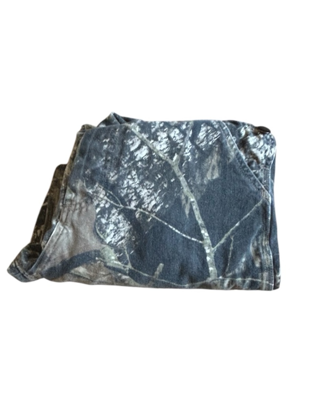 Vintage Mossy Oak Camo Bib Overalls Youth L Hunting Outdoor - Picture 12 of 12